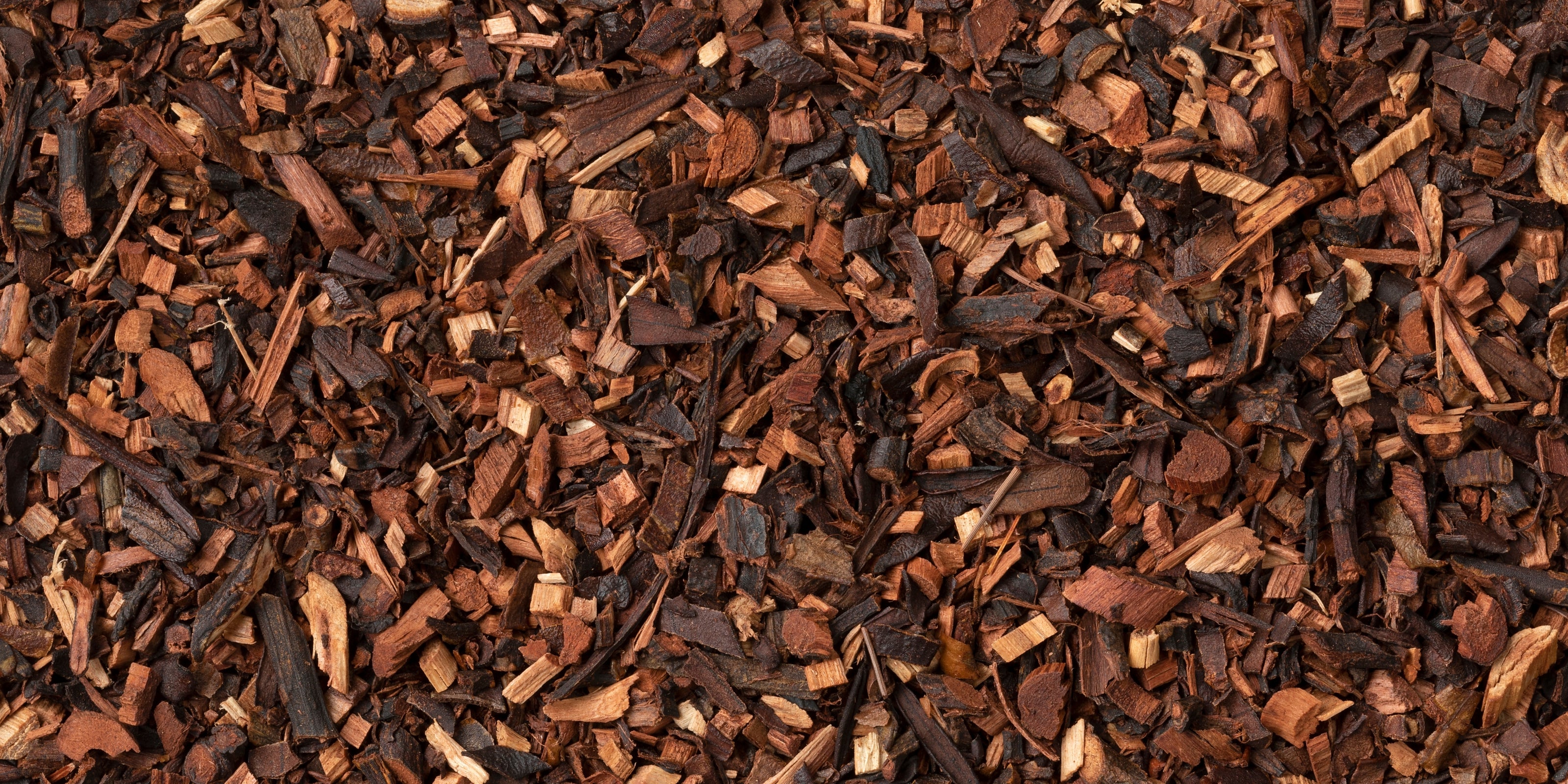 Close-up of dried brown honeybush leaves